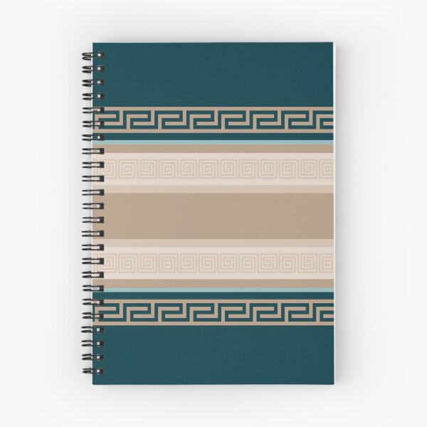 Item preview, Greek Key - Meander - Taupe and Green designed and sold by k9printart.
