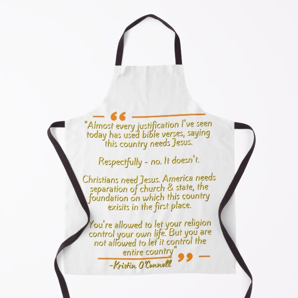 Item preview, Kristen O'Connell Separation Of Church And State Quote Sticker | Church State Separation Tee | Tax The Church designed and sold by sugarcube1999.