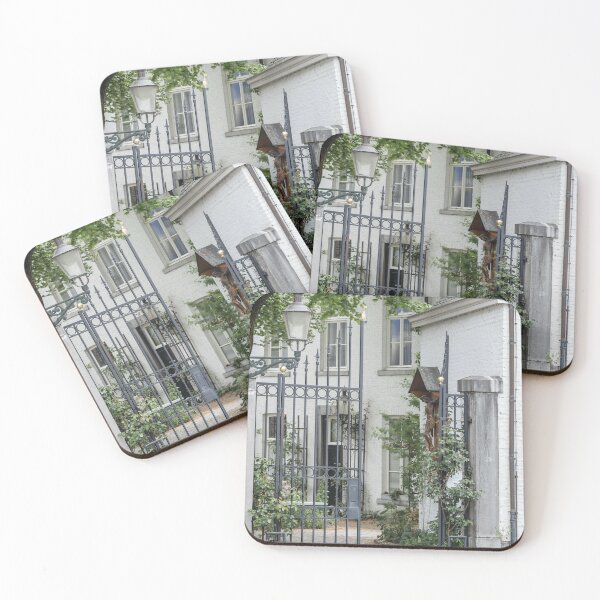 Item preview, Courtyard of White Buildings Maastricht Netherlands designed and sold by PhotosByVille.