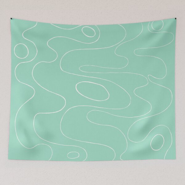 Item preview, Ebb and Flow 5 - Green (Mint) designed and sold by LAEC-Shop.