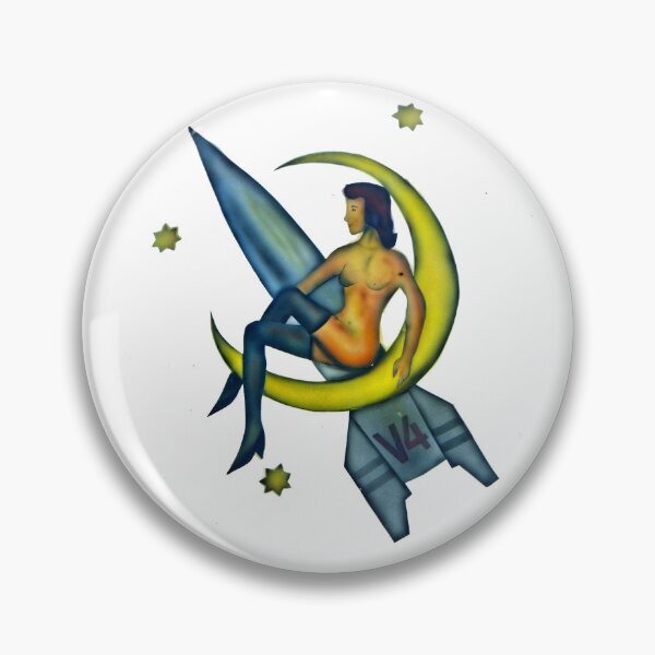 Item preview, "Frau Luna" - German V4 painting on V2 Rocket of WW2 designed and sold by Cult45one.