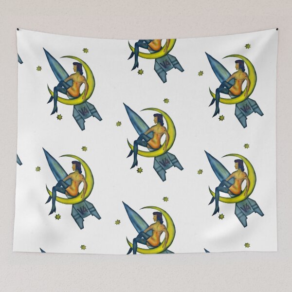 Item preview, "Frau Luna" - German V4 painting on V2 Rocket of WW2 designed and sold by Cult45one.