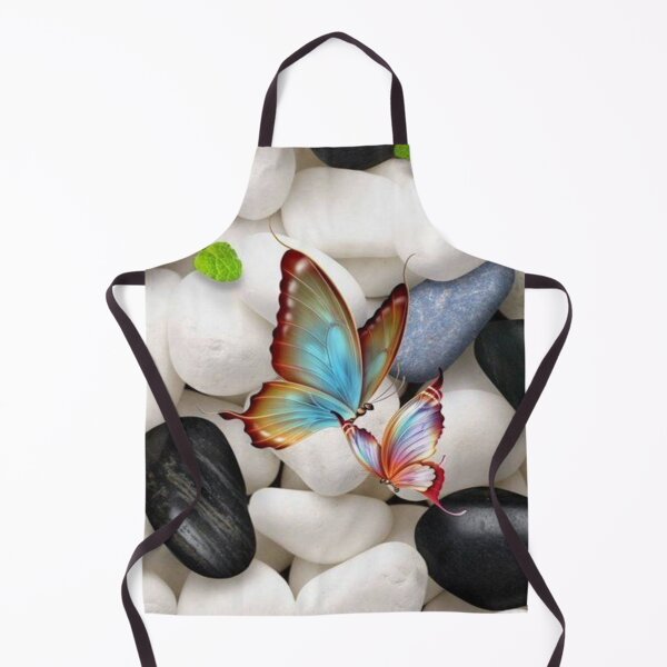 Item preview, Beautiful Butterfly on White Stone designed and sold by NengShop.