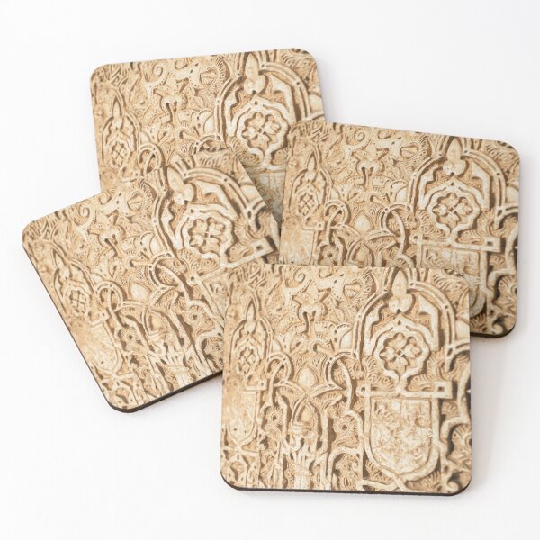 Item preview, Nasrid Palace Alhambra Granada Spain- Decorative Carving In Wall Plaster Work designed and sold by branaghbel.