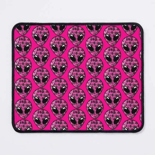 Item preview, Alien head - Pink Cheetah skin designed and sold by AreaStickers.