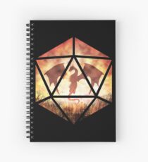 Cuaderno de espiral Fire Dragon D20