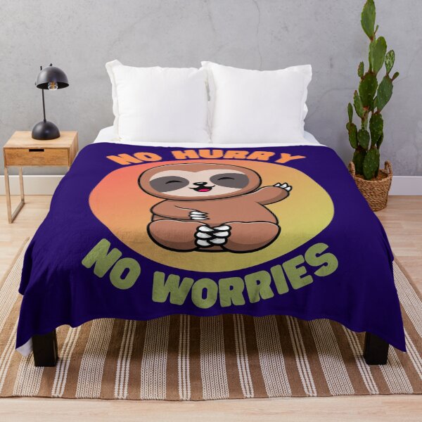 Item preview, | No Hurry No Worries | Sloths | designed and sold by Keep Smiling.