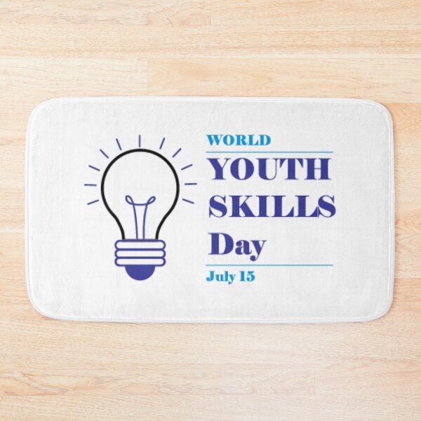 Item preview, World youth skills day design t-shirt designed and sold by valerio07.