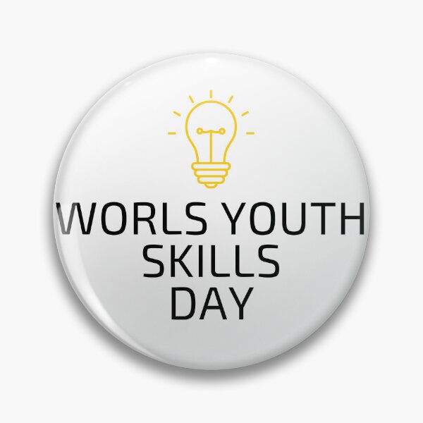 Item preview, World youth skills day design t-shirt designed and sold by valerio07.