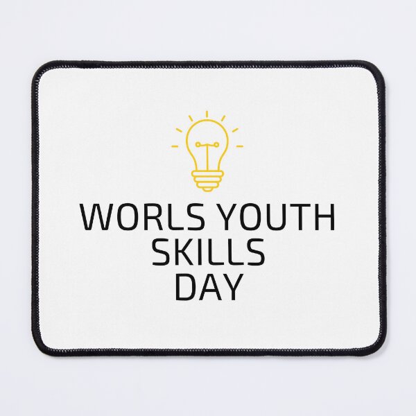Item preview, World youth skills day design t-shirt designed and sold by valerio07.