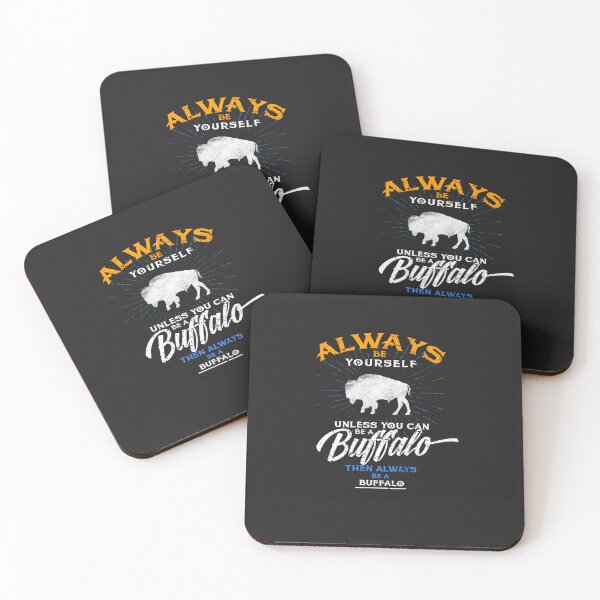 Item preview, Always Be Yourself Cute Buffalo, Bison Silhouette designed and sold by papaleozarro.