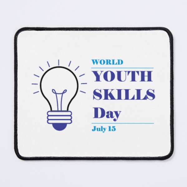 Item preview, World youth skills day design t-shirt designed and sold by valerio07.