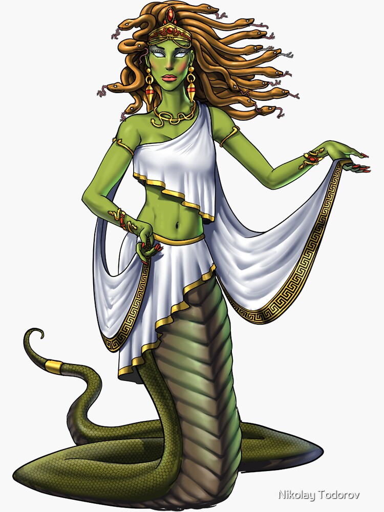 Greek Mythology Goddess Medusa | Sticker