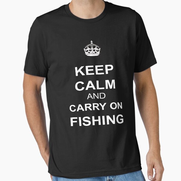 Item preview, Keep Calm and Carry On Fishing designed and sold by wacas.