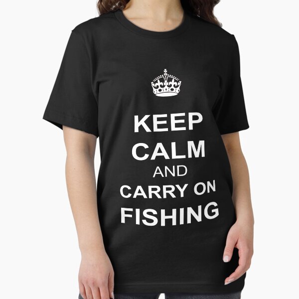Item preview, Keep Calm and Carry On Fishing designed and sold by wacas.