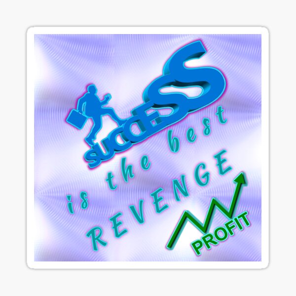 "Success and Profit" Sticker for Sale by masa1310 Redbubble