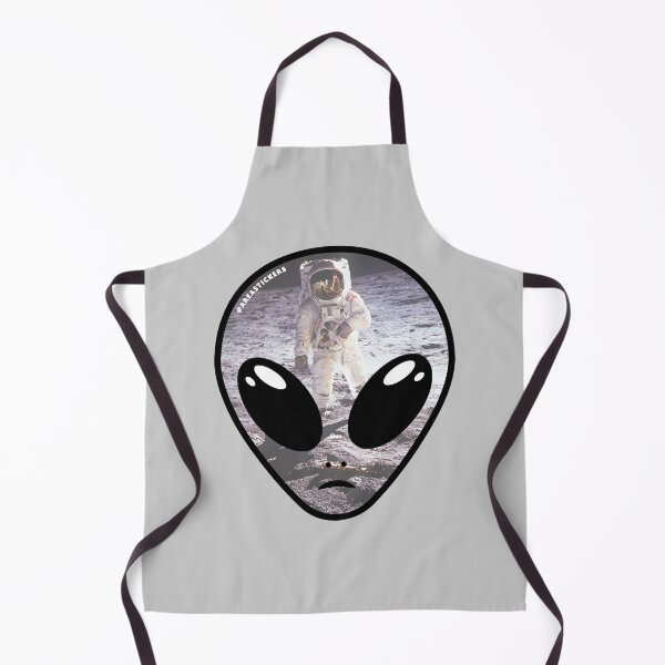 Item preview, Alien head -  Astronaut on the moon skin designed and sold by AreaStickers.