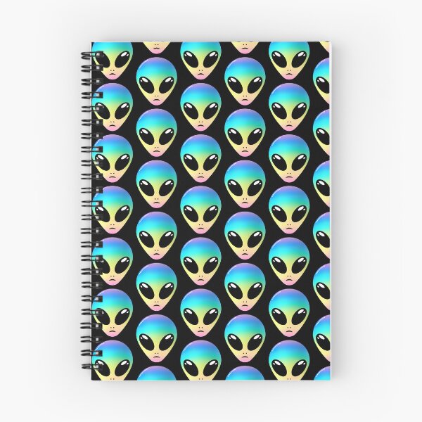 Item preview, Alien head - Rainbow skin designed and sold by AreaStickers.