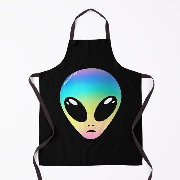 Item preview, Alien head - Rainbow skin designed and sold by AreaStickers.