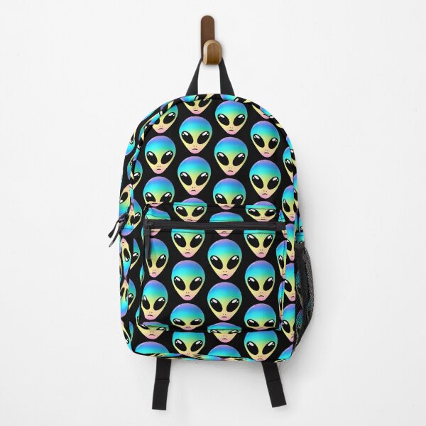 Item preview, Alien head - Rainbow skin designed and sold by AreaStickers.