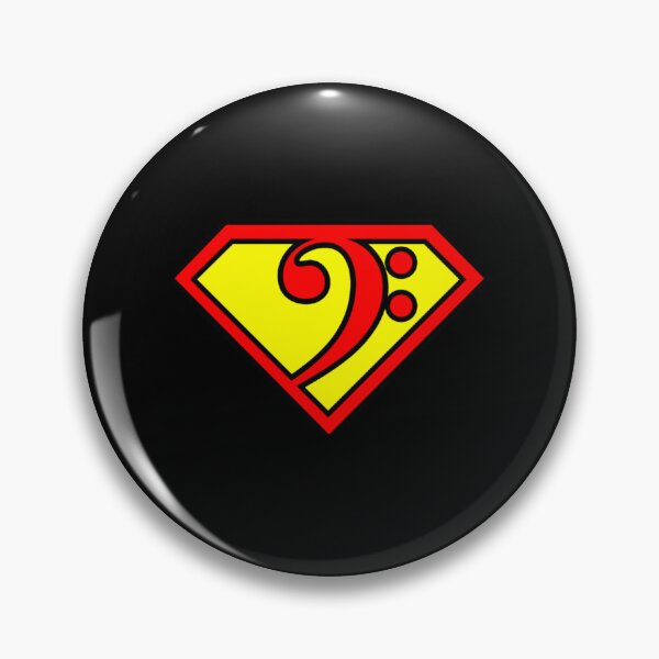 Item preview, Superbassist The Super Bass Clef Bassist Design Classic T-Shirt designed and sold by denissebla.