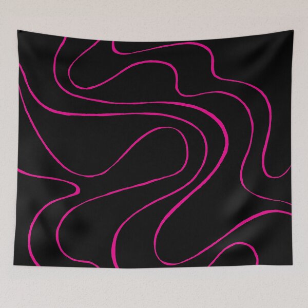 Item preview, Ebb and Flow 2 - Magenta and Black  designed and sold by LAEC-Shop.