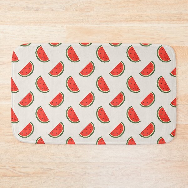 Item preview, Pixel art melon pattern variant 1 designed and sold by RebeccaCeleste.