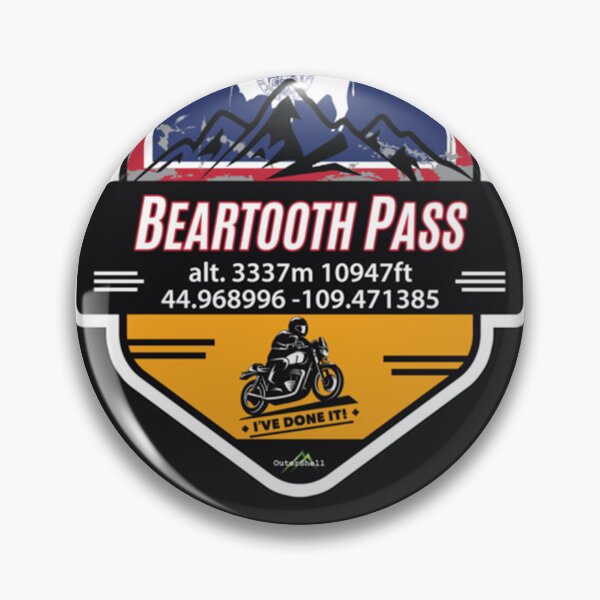 Item preview, Beartooth Pass US 212 Motorcycle Car RV Cycle Sticker & T-Shirt 02 designed and sold by sescoqfwin.