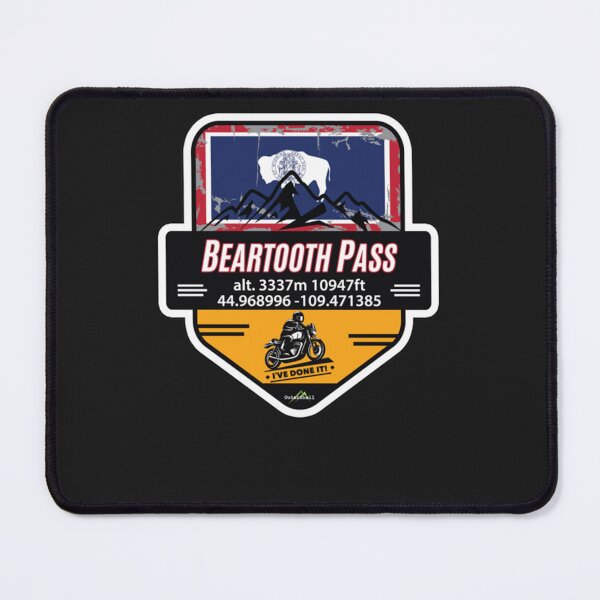 Item preview, Beartooth Pass US 212 Motorcycle Car RV Cycle Sticker & T-Shirt 02 designed and sold by sescoqfwin.