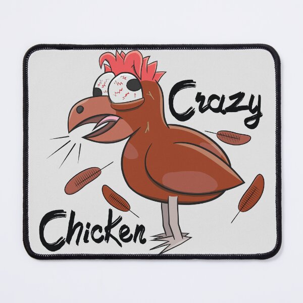 Item preview, Crazy Shocked Farm Chicken Funny Cartoon Brown designed and sold by ETVdesign.