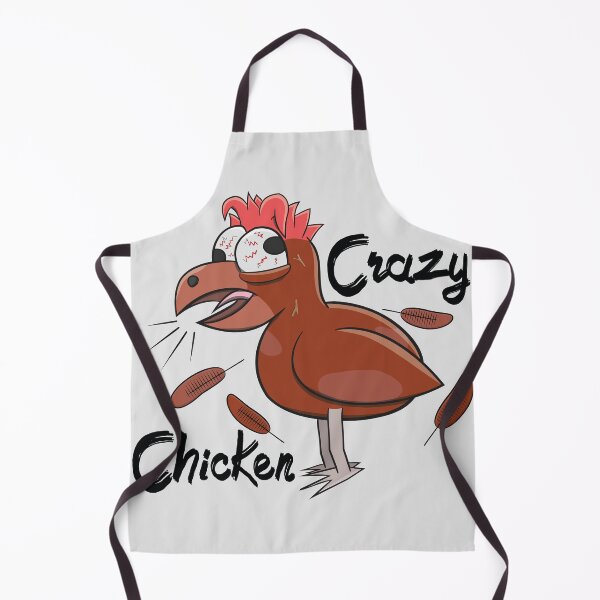 Item preview, Crazy Shocked Farm Chicken Funny Cartoon Brown designed and sold by ETVdesign.