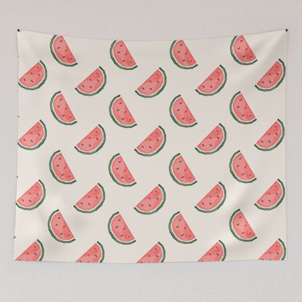 Item preview, Pixel art melons pattern variant 1 pastel designed and sold by RebeccaCeleste.