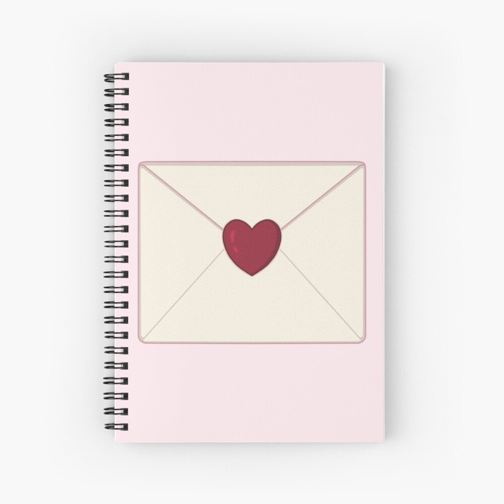 Red heart love letter aesthetic dollette coquette iPad Case & Skin by  maoudraw