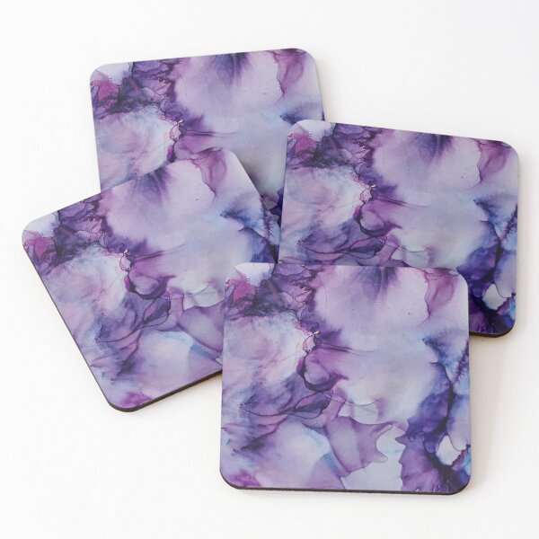 Item preview, Purple Flowing Abstract Alcohol Ink Painting, Modern Purple Flowing Abstract Alcohol Ink Feminine Art, Purple Flowing Alcohol Ink Watercolor, Alcohol Ink Digital Watercolor Purple Flowing Abstract designed and sold by Trendymotion.
