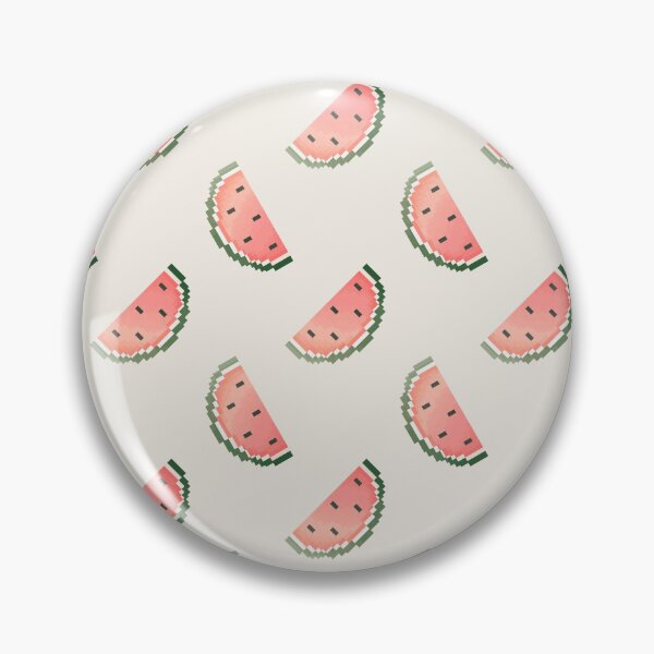 Item preview, Pixel art melon pattern variant 2 designed and sold by RebeccaCeleste.