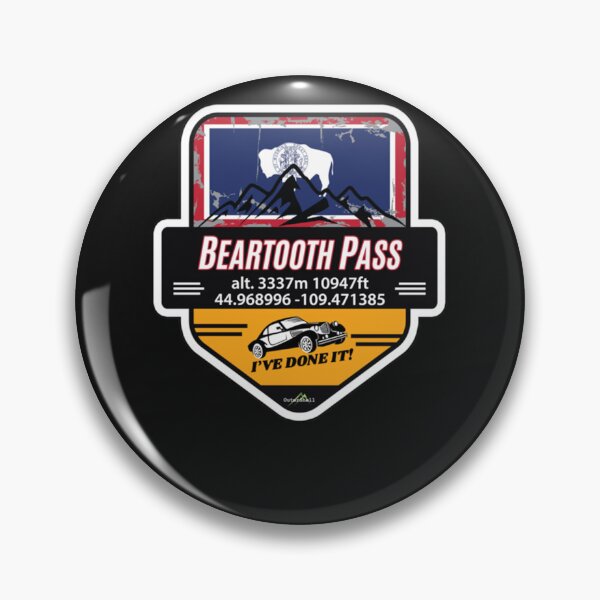 Item preview, Beartooth Pass US 212 Motorcycle Car RV Cycle Sticker & T-Shirt 03 designed and sold by jachypsweat.