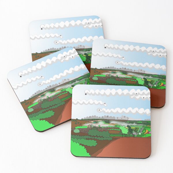 Item preview, Balingup Western Australia Aussie Abstract Landscape  designed and sold by emmafifield.
