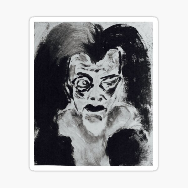 Homage to Dave vanian homage Sticker
