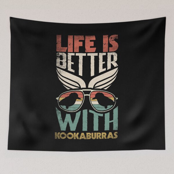 Aperçu de l'œuvre Birdwatcher Ornithologie La vie est meilleure avec les Kookaburras créée et vendue par ShopTheStyle.