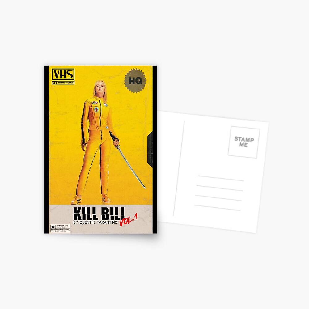 "Kill Bill VHS Limited Edition Perfect Gift" Postcard for Sale by