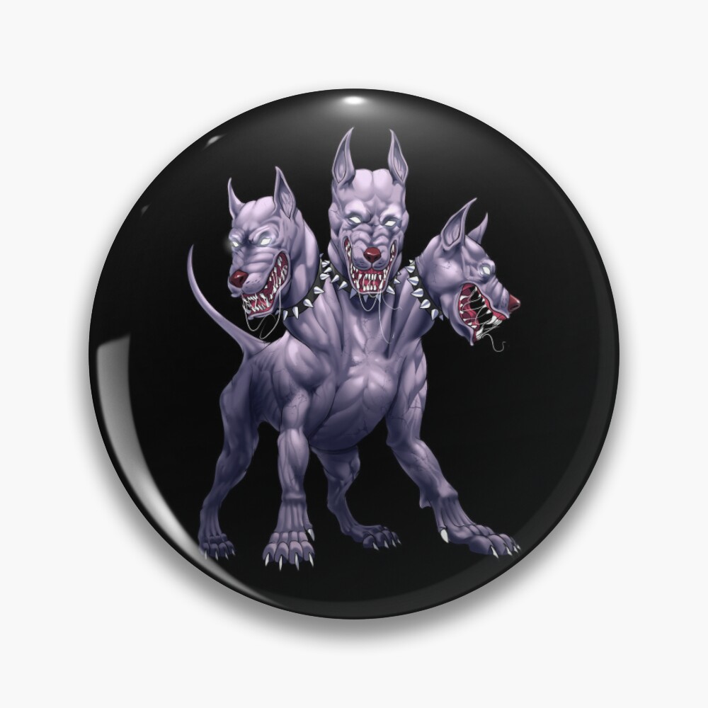 Greek Mythology Cerberus Pin