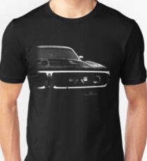 1972 dodge charger, black shirt Unisex T-Shirt