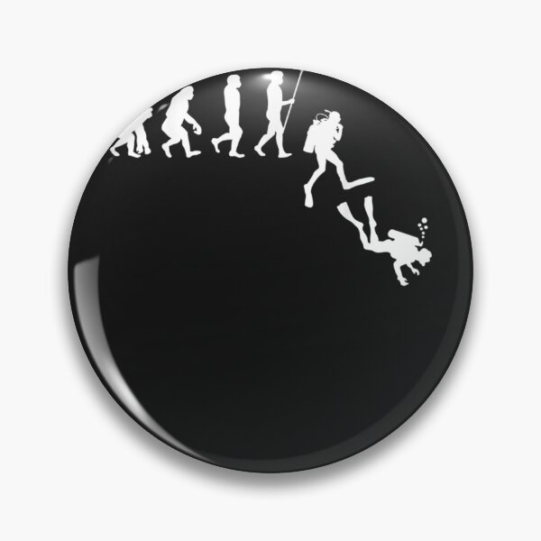 Item preview, Diving Evolution Evolution of Man Funny Scuba Dive Ocean  E designed and sold by peggytonia.