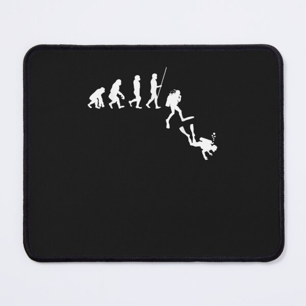 Item preview, Diving Evolution Evolution of Man Funny Scuba Dive Ocean E designed and sold by peggytonia.