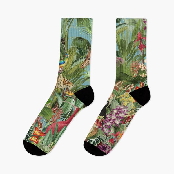 Item preview, Vintage Tropical Eden on Teal designed and sold by meggydesigns.
