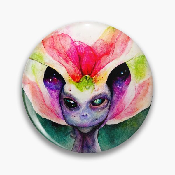 Item preview, Florrie the Watercolor Flower Monster designed and sold by pixelista.