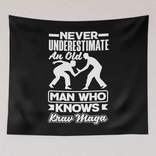 Item preview, Martial Arts Self Defense Krav Maga Old Man designed and sold by ShopTheStyle.