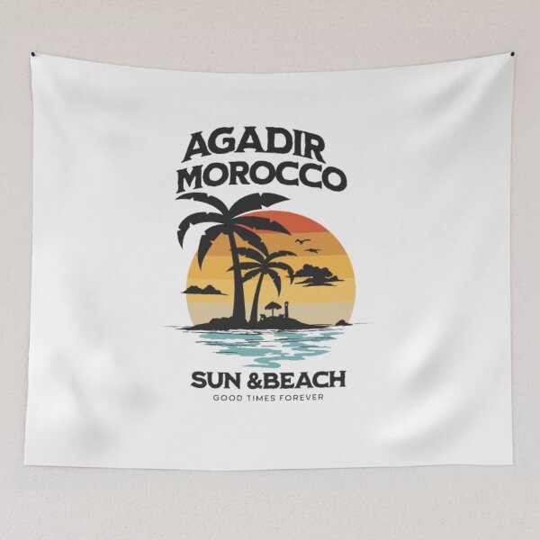 Item preview, Agadir Moroccan city of surfing  Sun and Beaches designed and sold by PrintArticles.