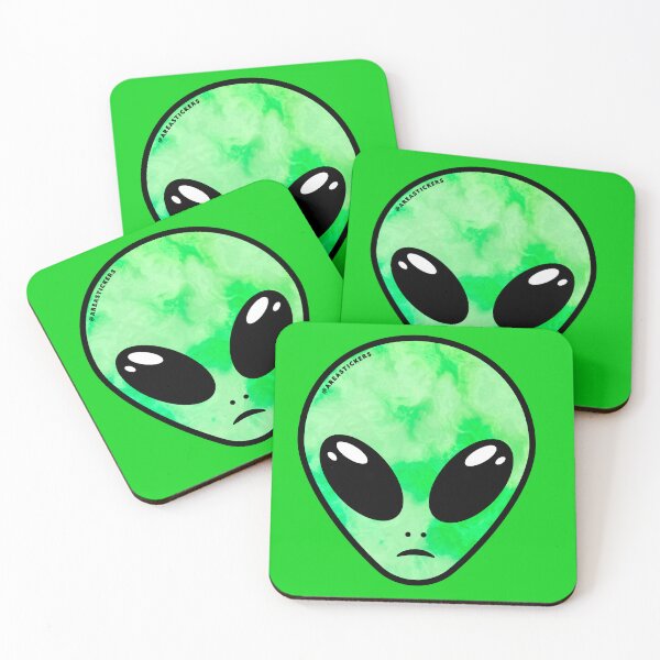 Item preview, Alien head - Green Gas skin designed and sold by AreaStickers.