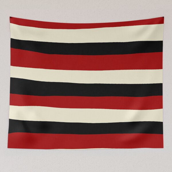 Item preview, Uneven Stripes - Red & Cream  designed and sold by LAEC-Shop.